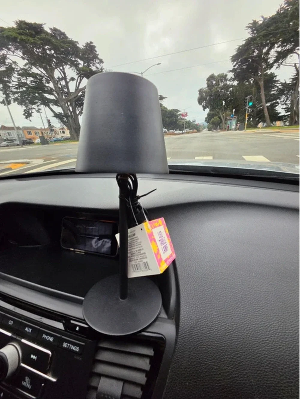 LED table lamp touch screen 10in